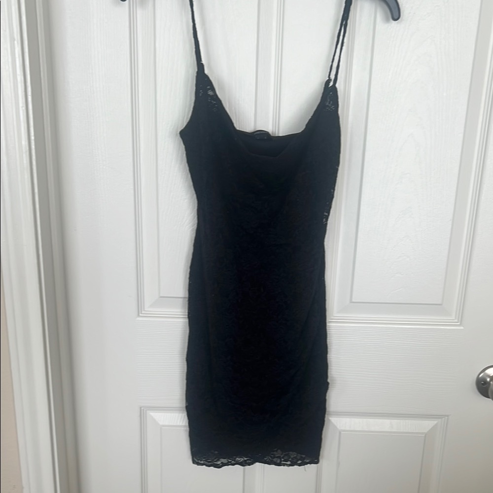 Elegant Black Lace Dress